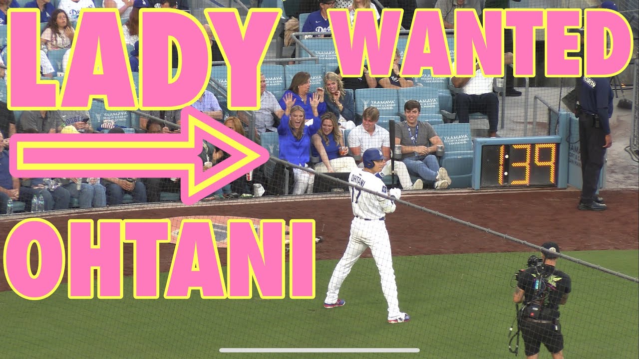 A Lady wanted OHTANI‼️ 