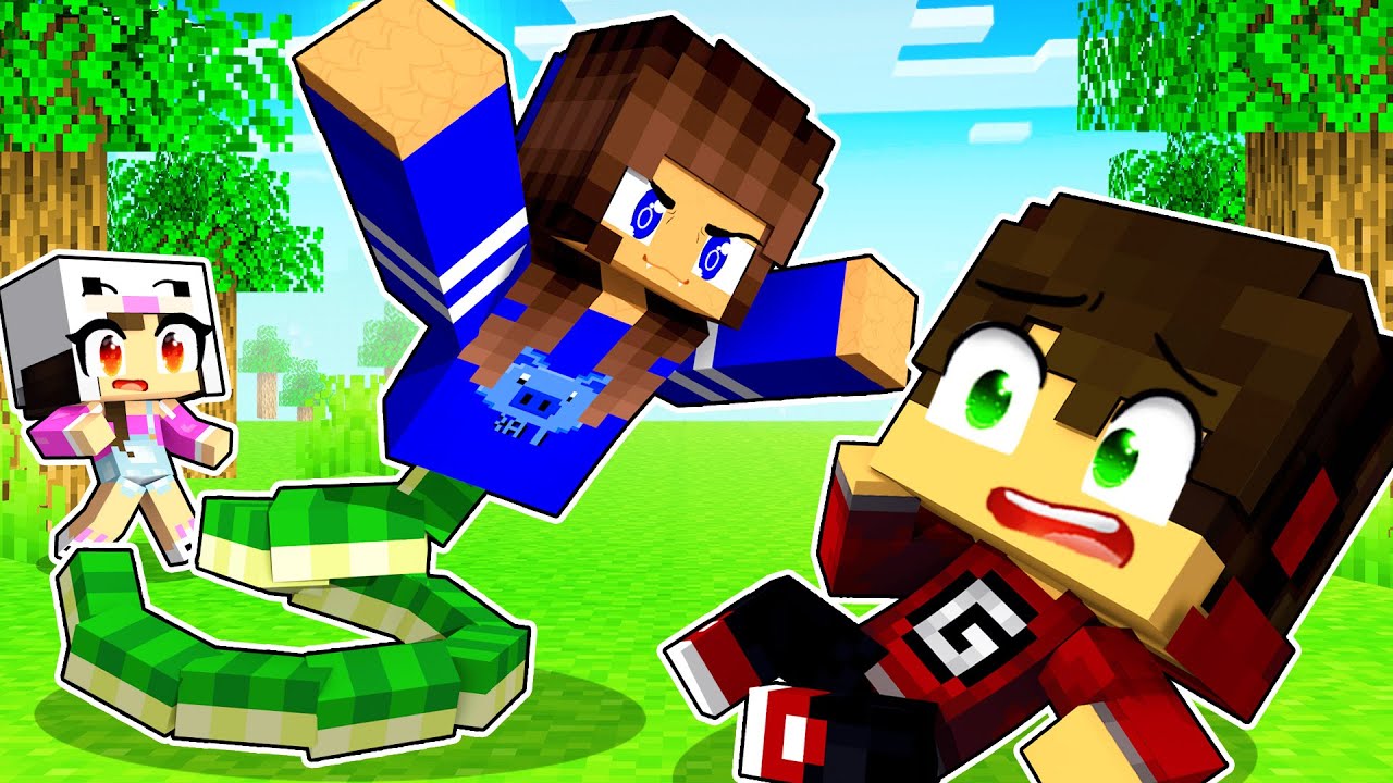 GUIHH tem uma BABÁ COBRA no Minecraft