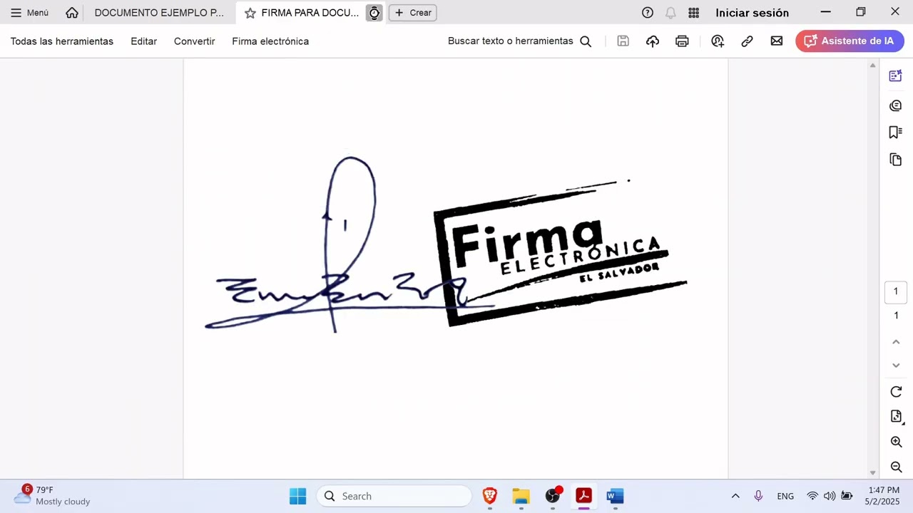 Firma Electrónica Simple y Firma Electrónica Certificada (parte 2) - Firma Electrónica.El Salvador
