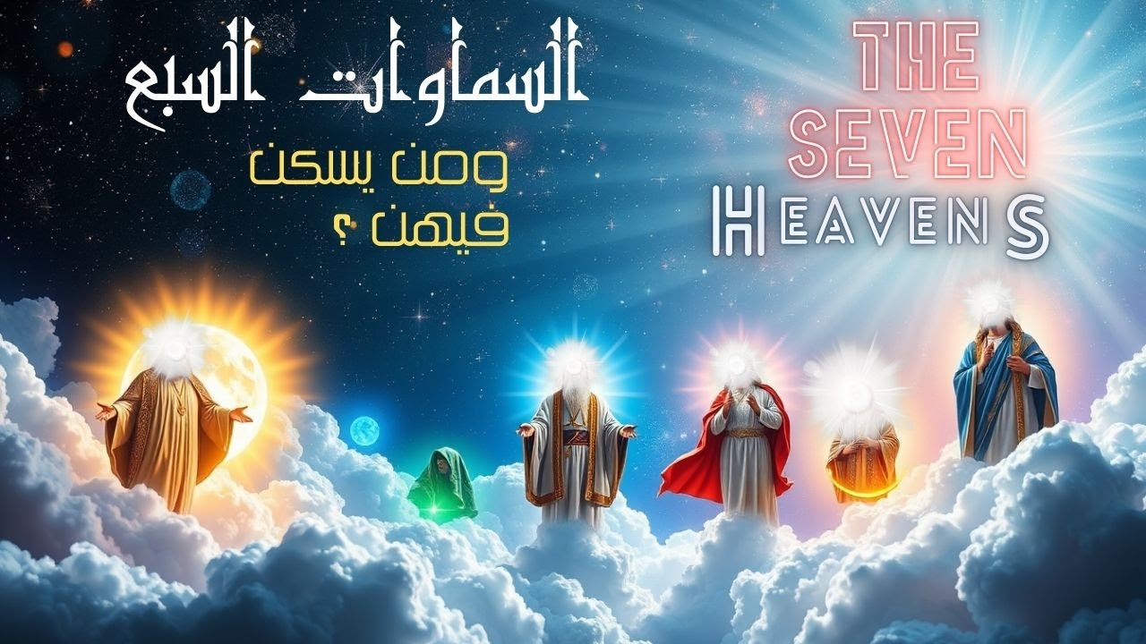 رحلة مذهلة عبر السماوات السبع بالذكاء الاصطناعي : من يسكنها من الأنبياء؟| the seven Heavens with ai