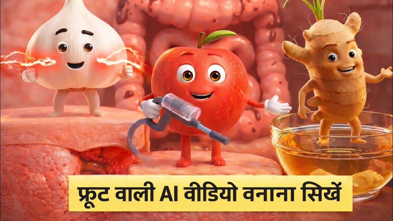 How to make ai fruit video ai video kaise banate hai make fruit ai video #trending #longvideo #tips 