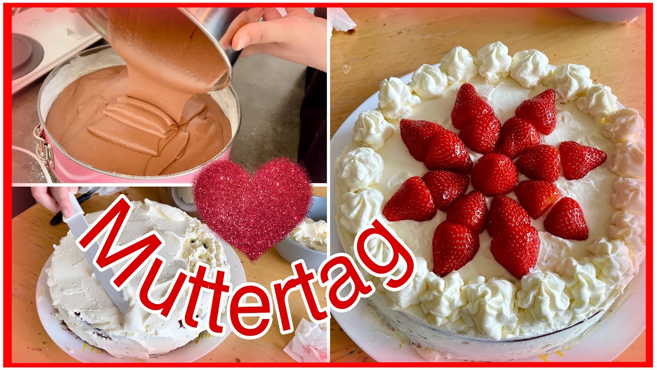 Muttertags Torte backen für meine Mama ❤️ TeeTante Haley