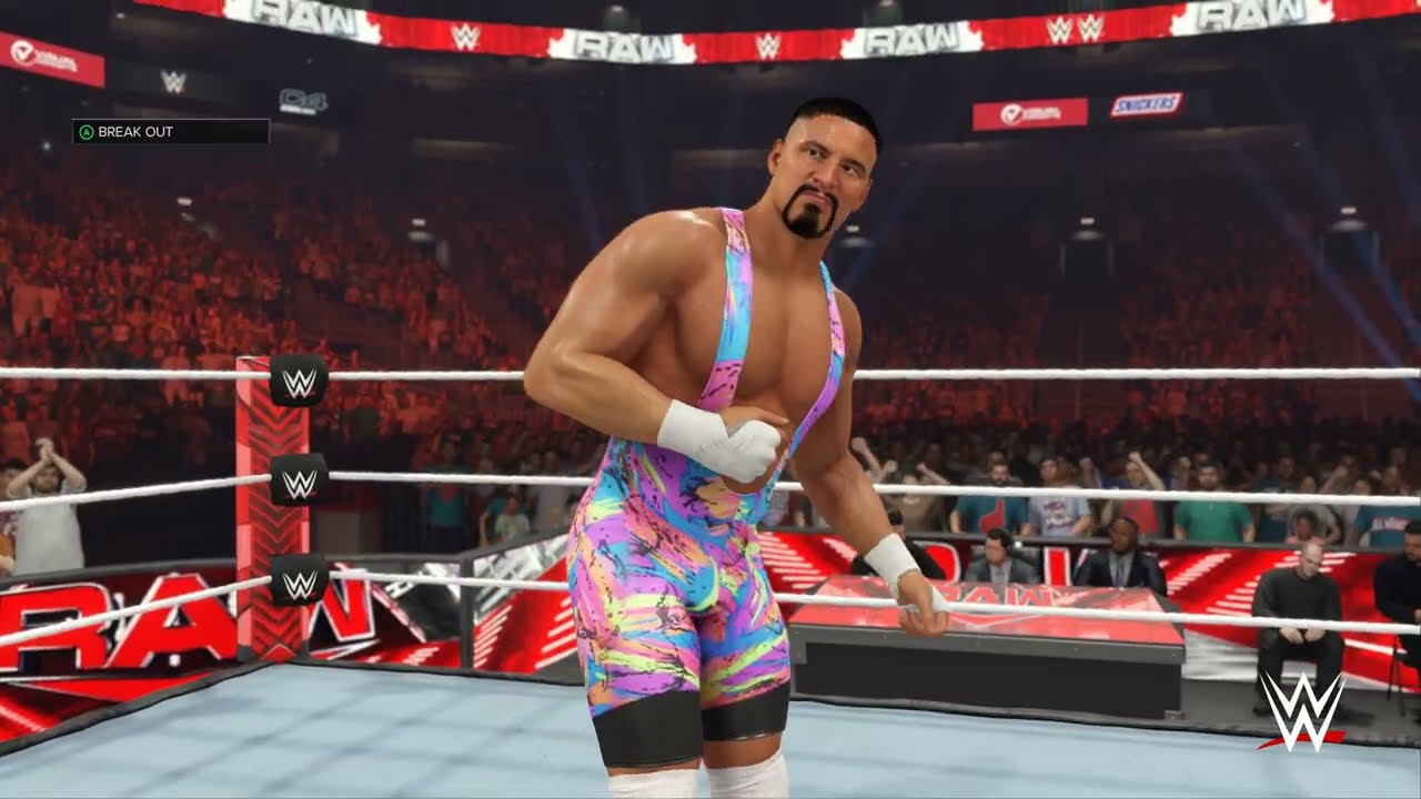 WWE 2K23 Bron Breakker vs Tomasso Ciampa RAW 1440p
