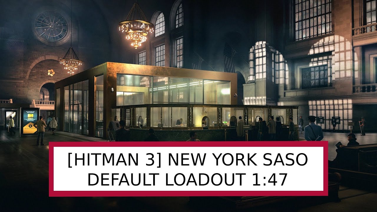 [HITMAN 3] New York SASO Default Loadout 1:47