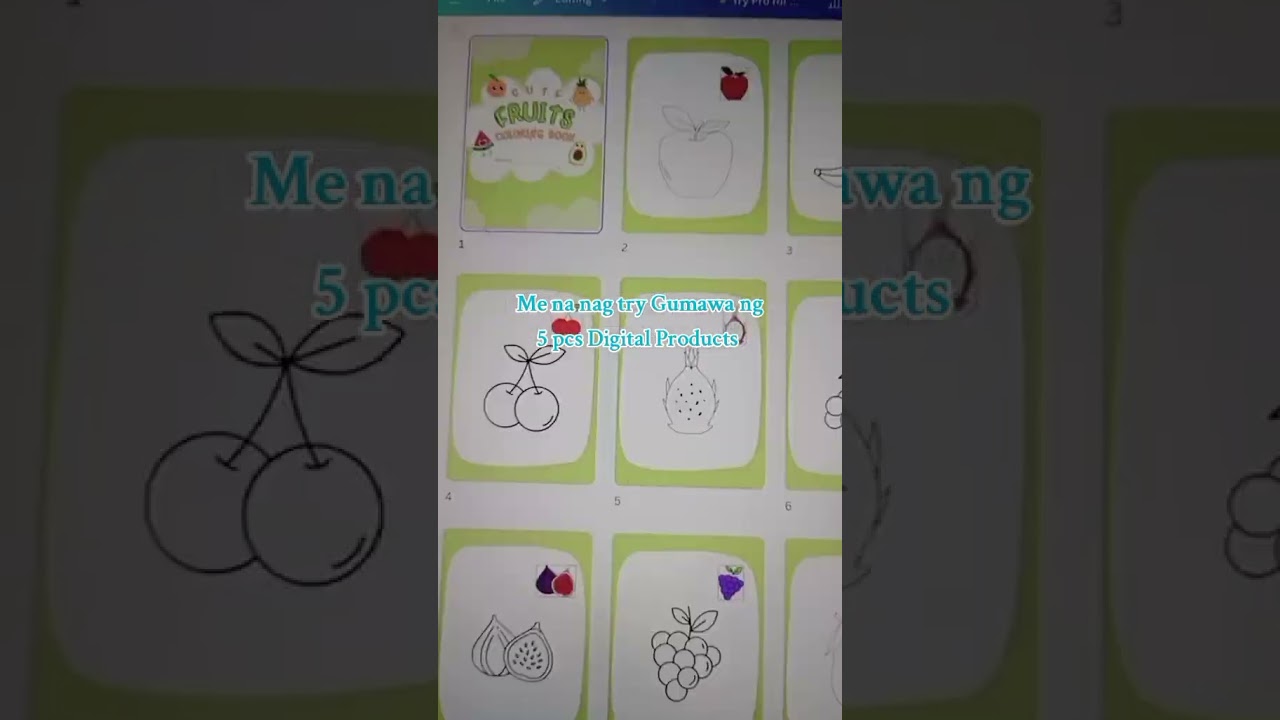 Made my first digital products on Raket Ph #busybooksforkids #Adigitalcreatives