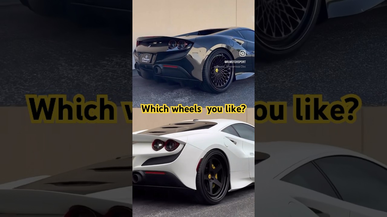 Ferrari F8 wheels MESH VS 5 SPOKES ?
