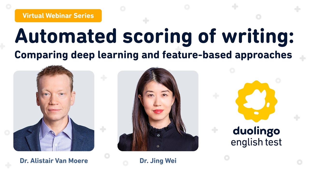 Webinar: Automated scoring of writing: Comparing deep learning and feature-based approaches