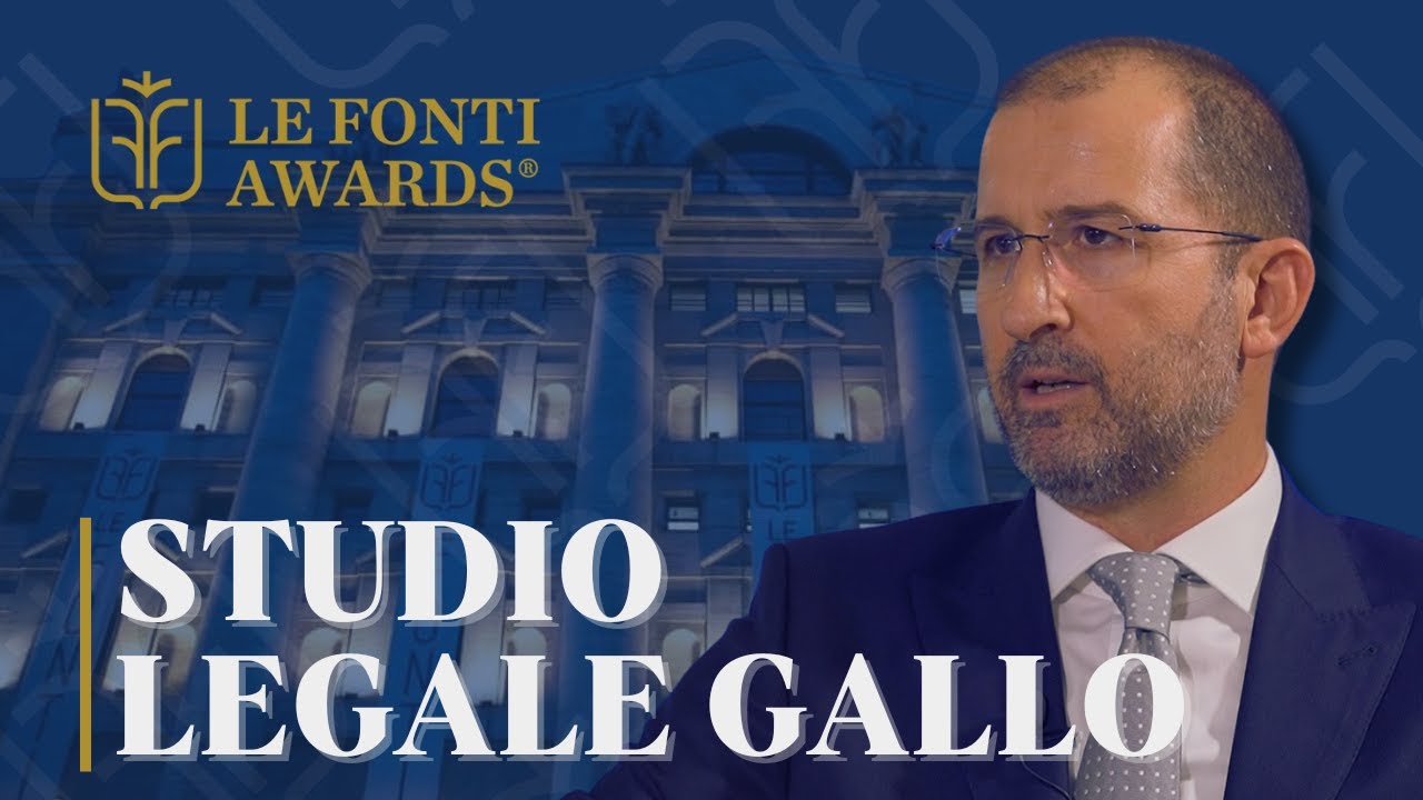 Avv. Stefano Gallo premiato ai Le Fonti Awards 2025: Avvocato dell’Anno in Malasanità Neonatale