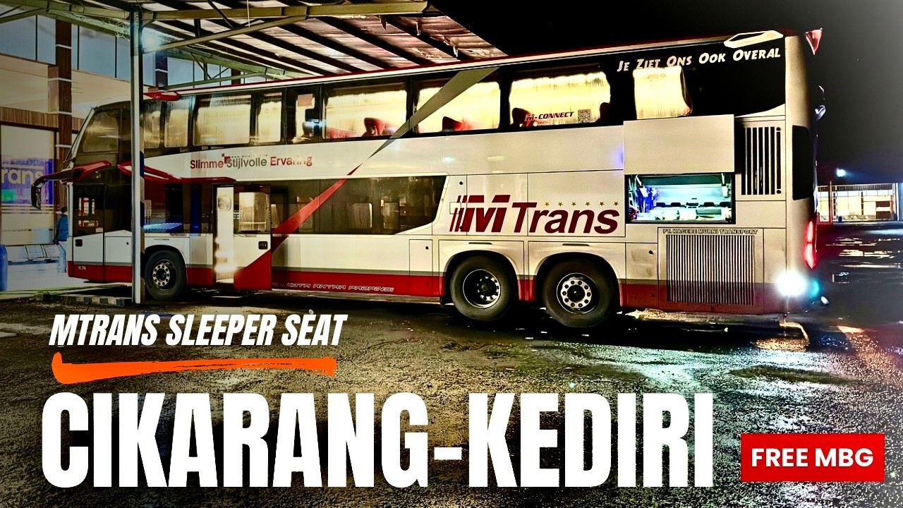 Mtrans The Patria Sleeper Seat Cikarang - Kediri | Cara pesan tiket Mtrans | 10Jam Sampai rumah‼️