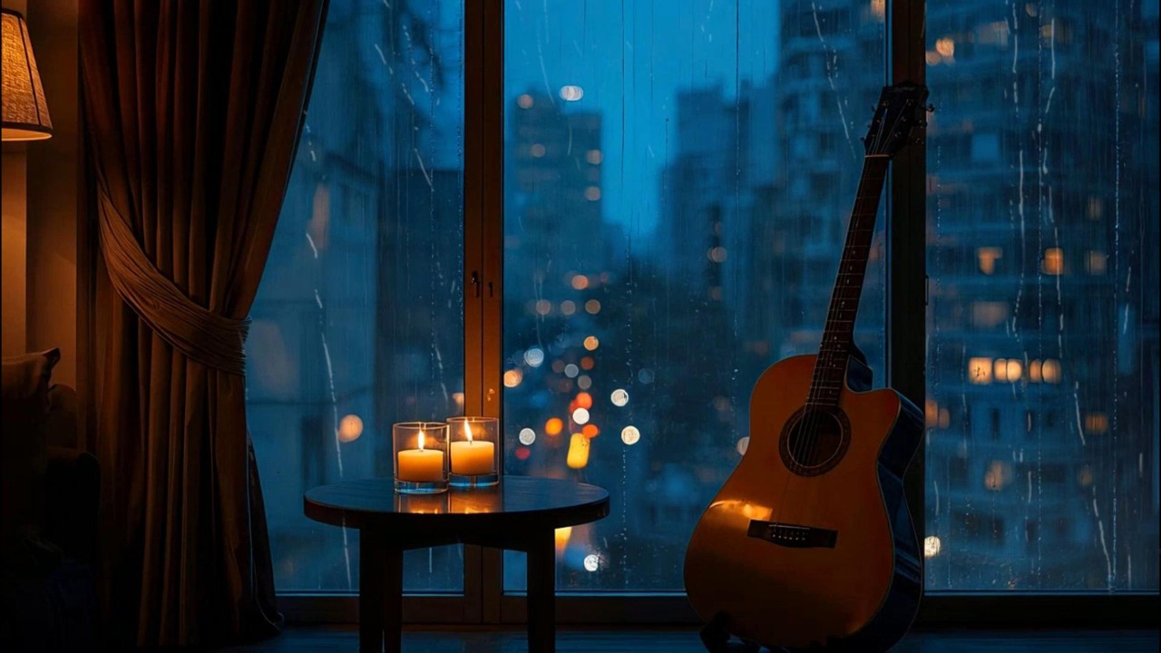 Rainy Midnight Spanish Guitar — Cinematic Flamenco for Deep Focus, Relaxation & Sleep