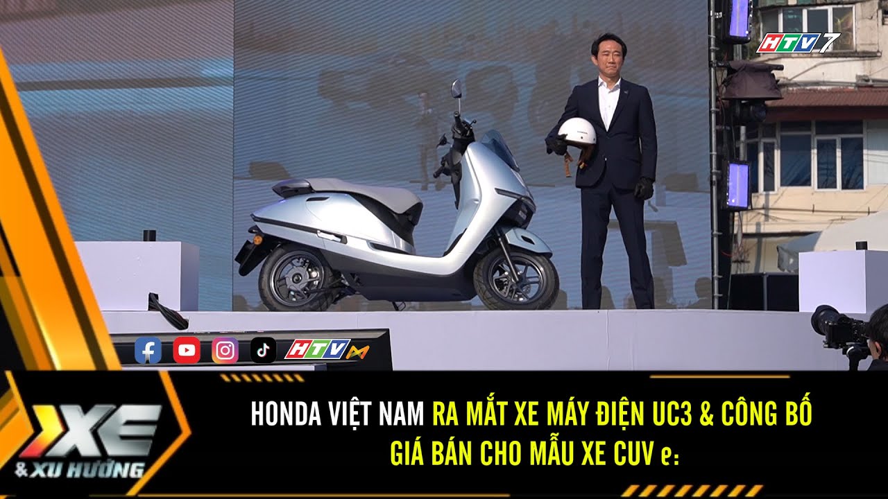 Honda Việt Nam ra mắt xe máy điện hoàn toàn mới UC3, công bố giá bán cho mẫu xe CUV e:
