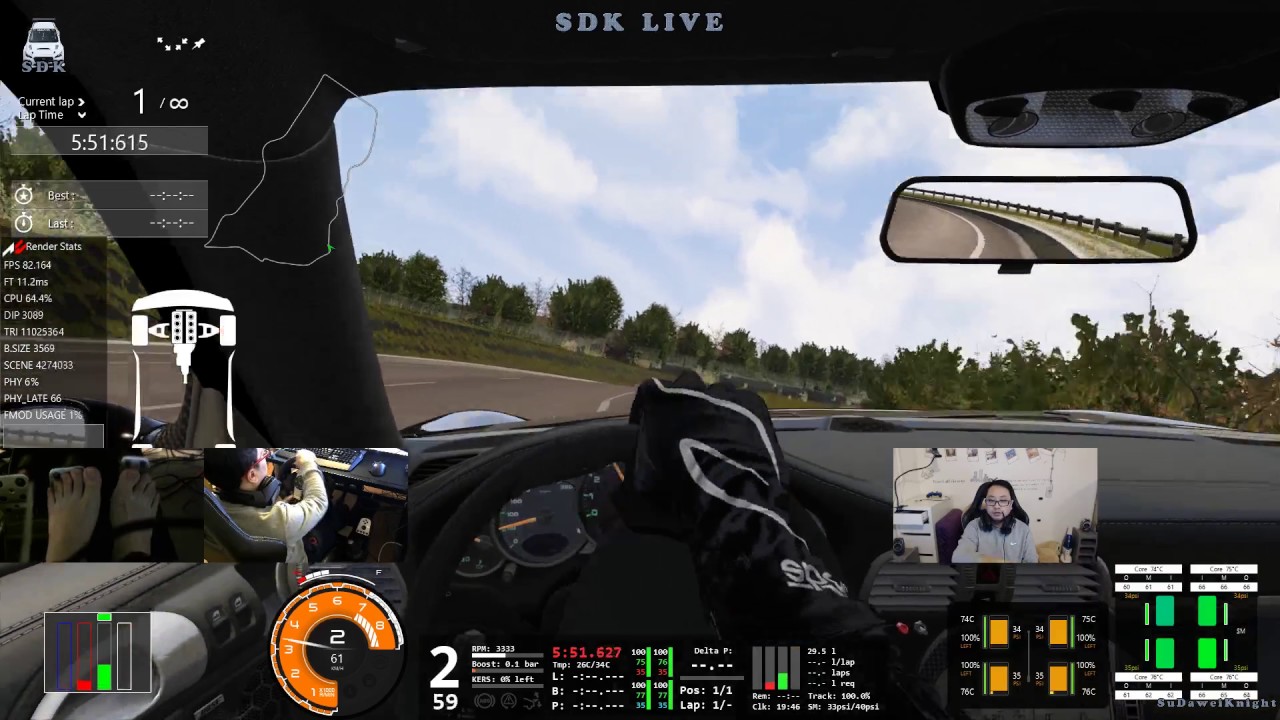 SDK_Assetto Corsa_賽道：New Plymouth TT_車輛：RUF RT12 R_2017/02/27