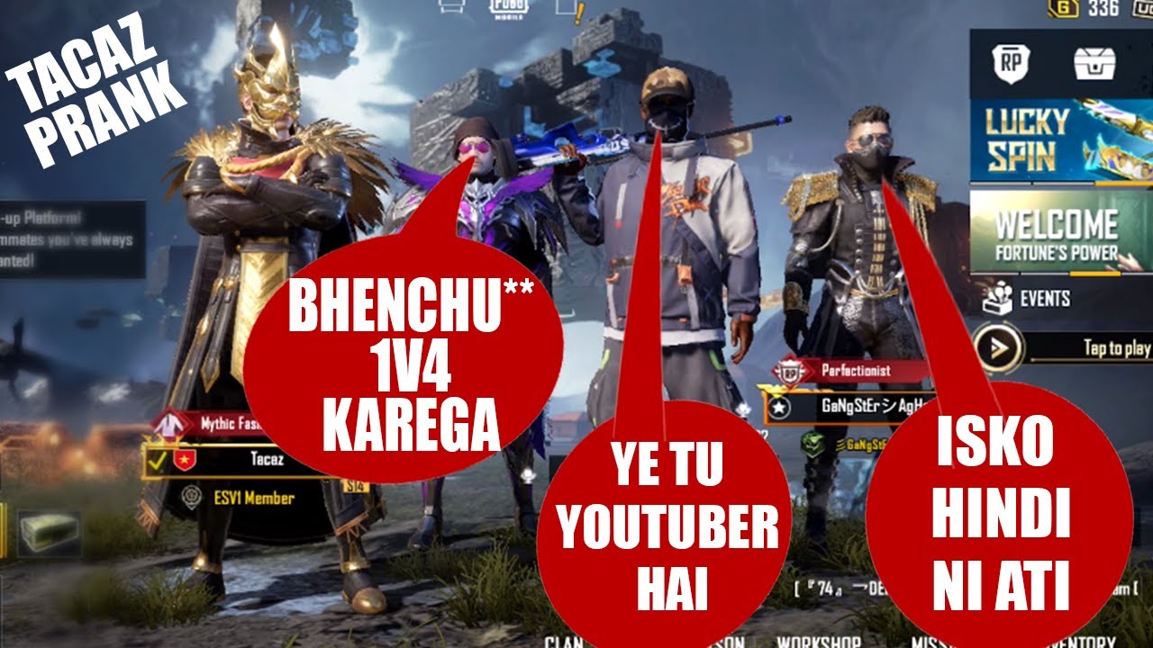 Joined Random Squad As Tacaz and They Think I don't understand Hindi/Urdu - 1v3 and 1v4