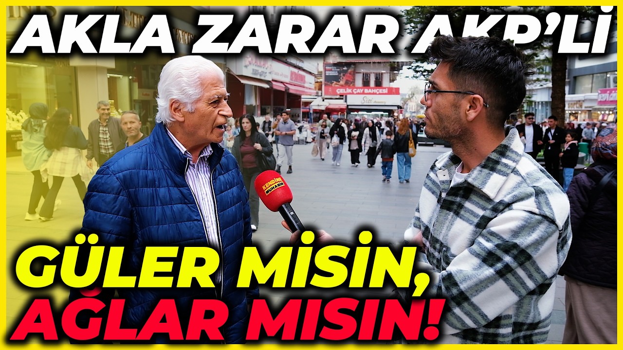 AKLA ZARAR AKP'Lİ! MUHABİR ŞAŞTI KALDI... | Sokak R&ouml;portajları