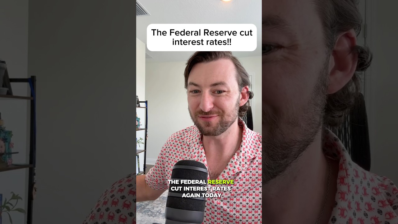 The federal reserve cut interest rates by 25 basis points! Keep following me for more updates!!