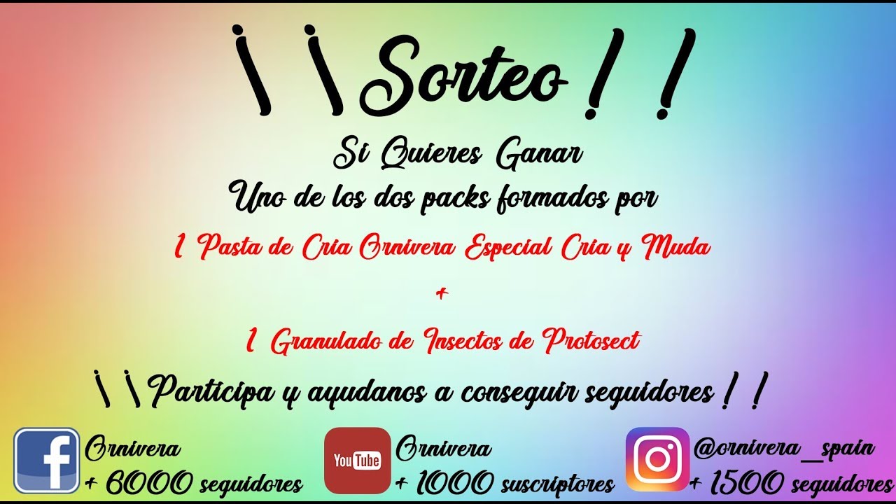 Nuevo Sorteo Ornivera | www.ornivera.com