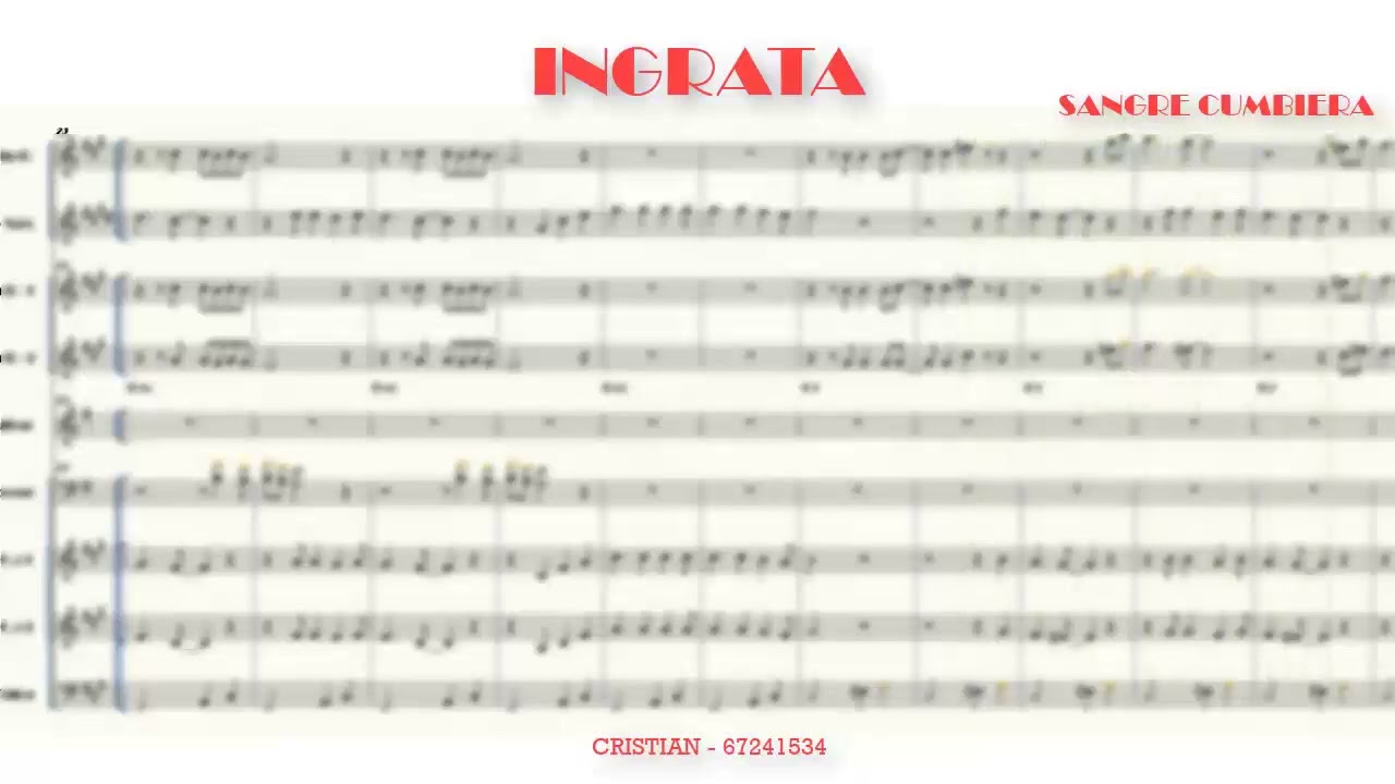 INGRATA - SANGRE CUMBIERA