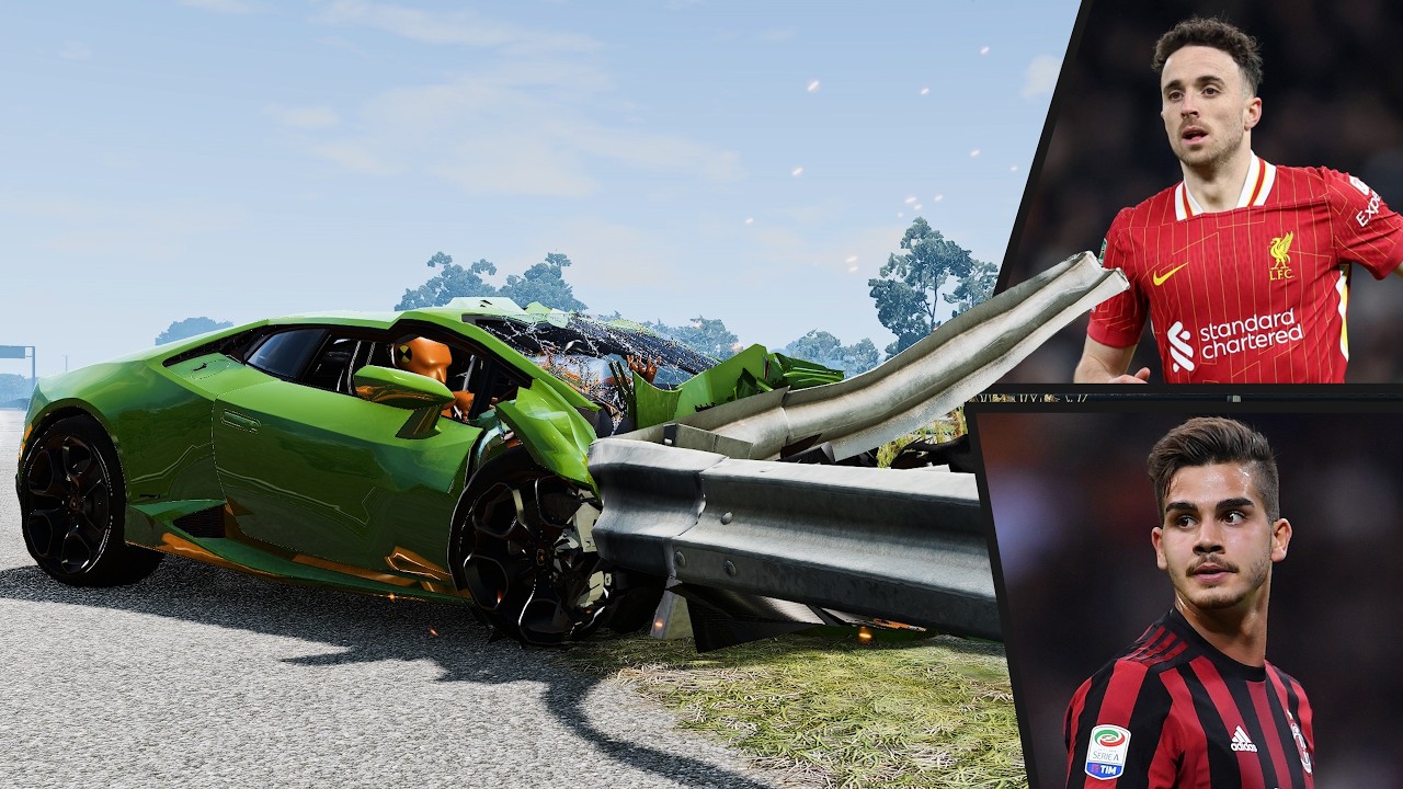 BeamNG Drive - Diogo Jota Car Crash