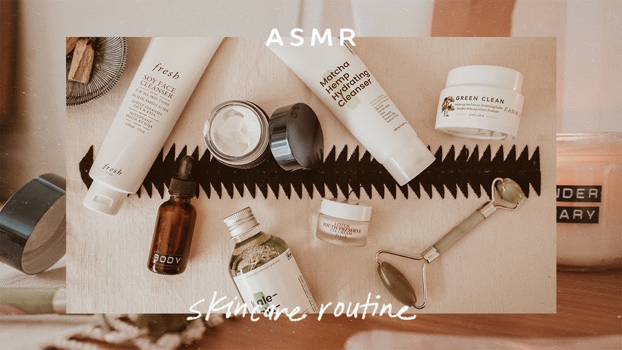 ASMR Skincare Routine
