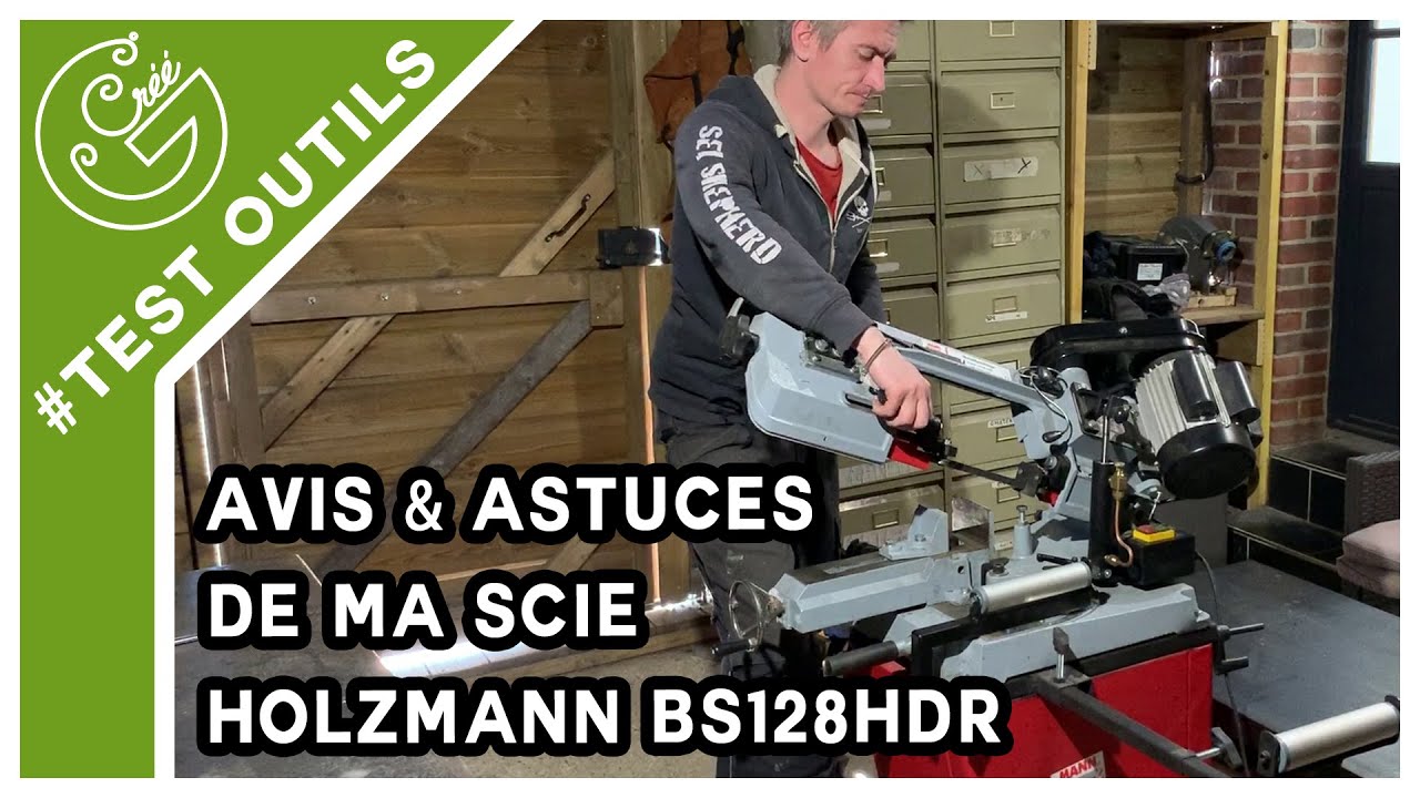 SCIE à RUBAN Métal, AVIS, Astuces et Mes Modifs ! #Holzmann #BS128HDR #sciearubanmetal #sciearuban