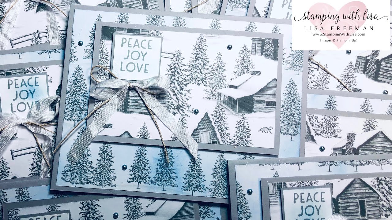 10 Beautiful Christmas Cards in 30 min!! (really 45 minutes..LOL)