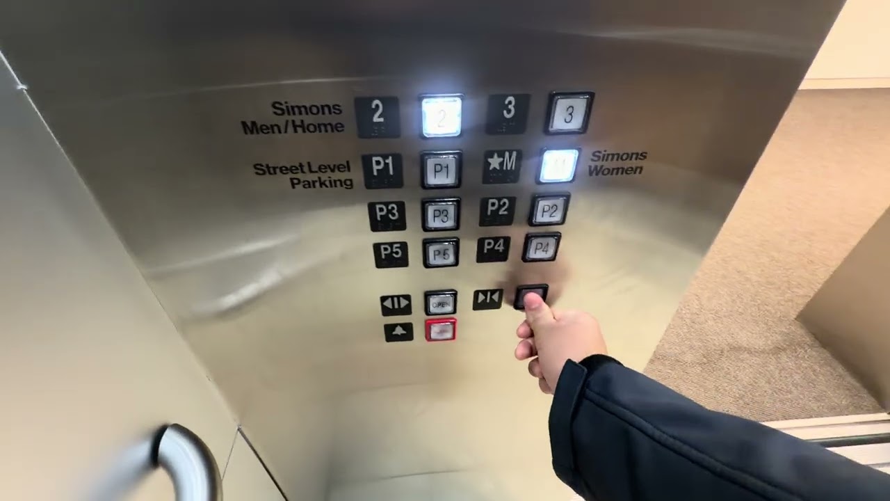 Unchanged Kone MRL traction elevators @ La maison simons yorkdale shopping centre north york on 