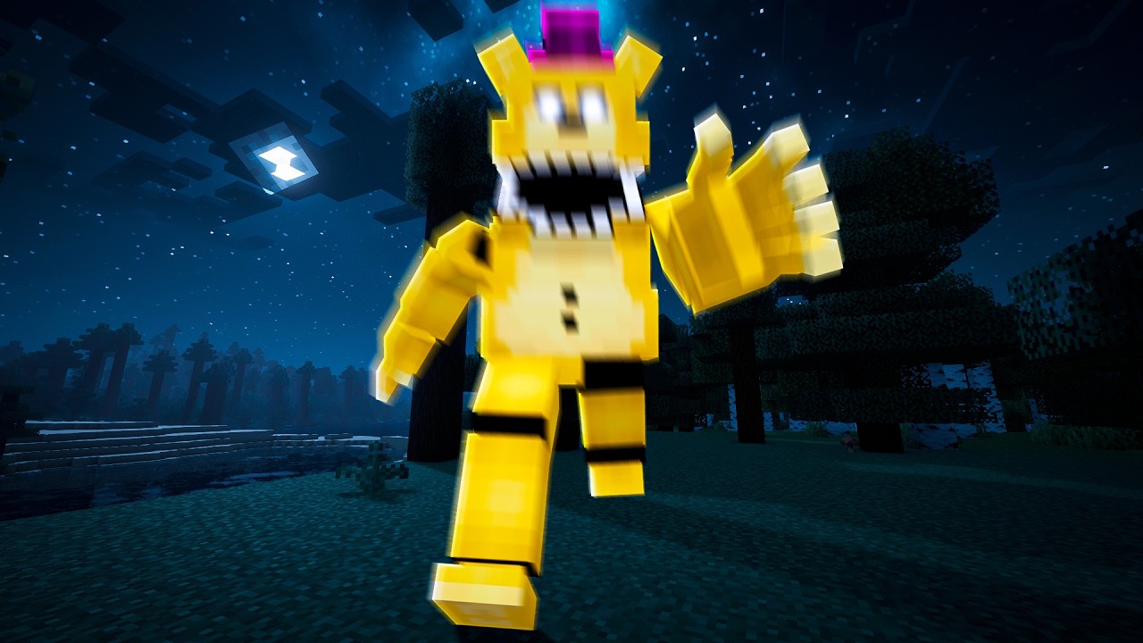 Adicionaram o FAST FREDBEAR no Minecraft... IMPOSSÍVEL FUGIR!!