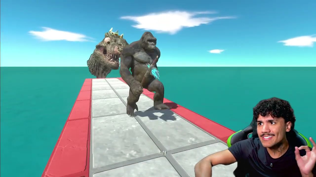 Fique Longe da Armadilha de Espinhos e Chegue ao Portão da Evolução - Animal Revolt Battle Simulator