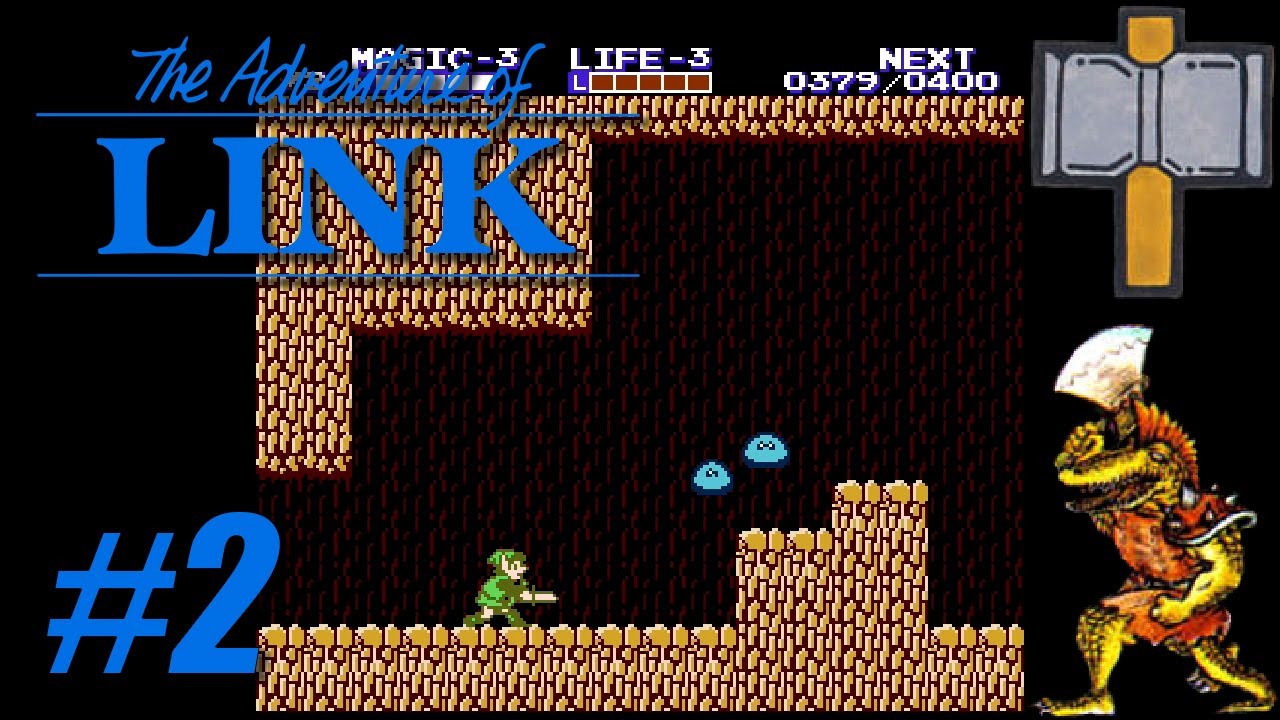 Zelda II: The Adventure of Link Walkthrough Part 2 - Death Mountain