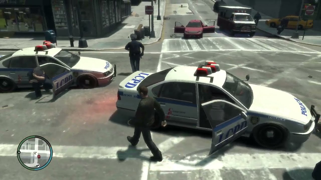 GTA IV - Police VS Gang Shootout Part 1