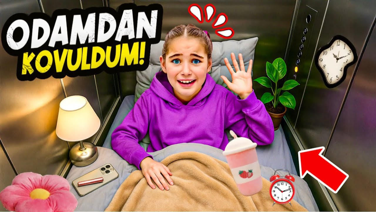 ANNEM BENİ ODAMDAN KOVDU ‼️ ODAMI ASANSÖRE TAŞIDIM !! 