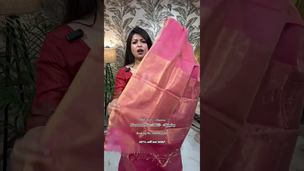 Sale On Tissue Sico Maheshwari Saree | Flat 10% Off | Nandita Nandini