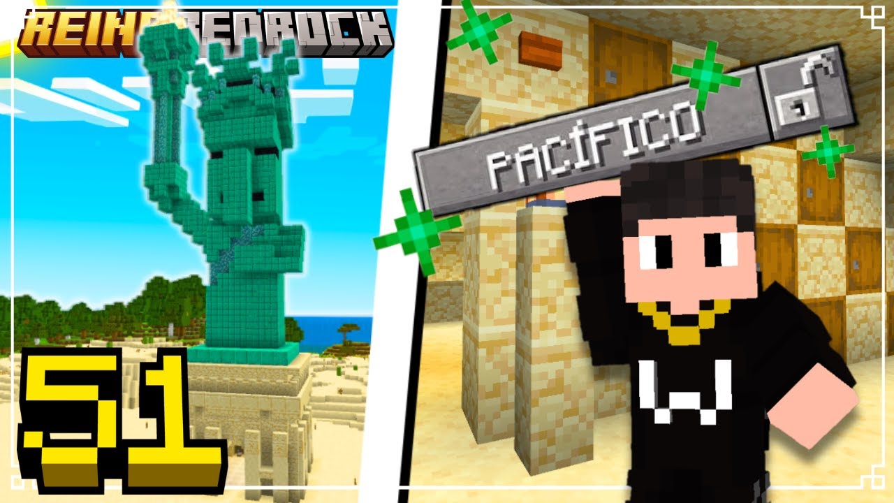 A maquina do pacifico minecraft bedrock REINO BEDROCK #51