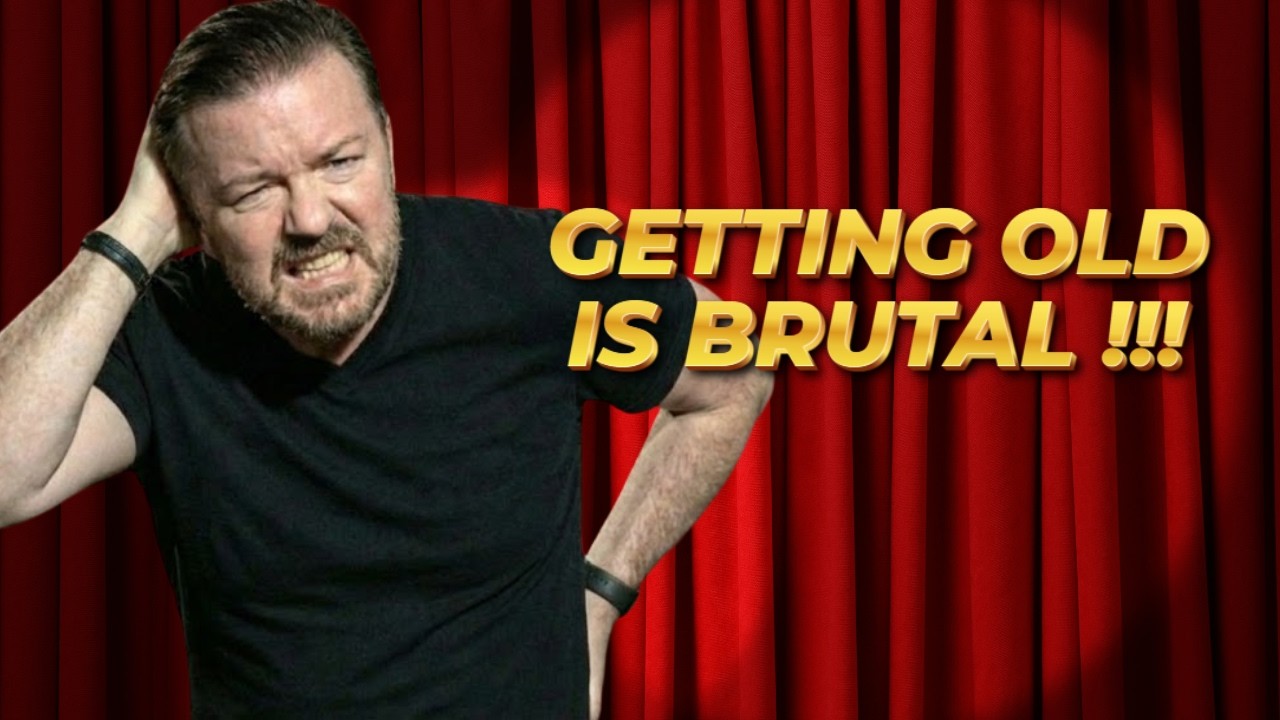 (Stand Up Comedy) Ricky Gervais: The HILARIOUS Problem With Bathing in Your 50s !