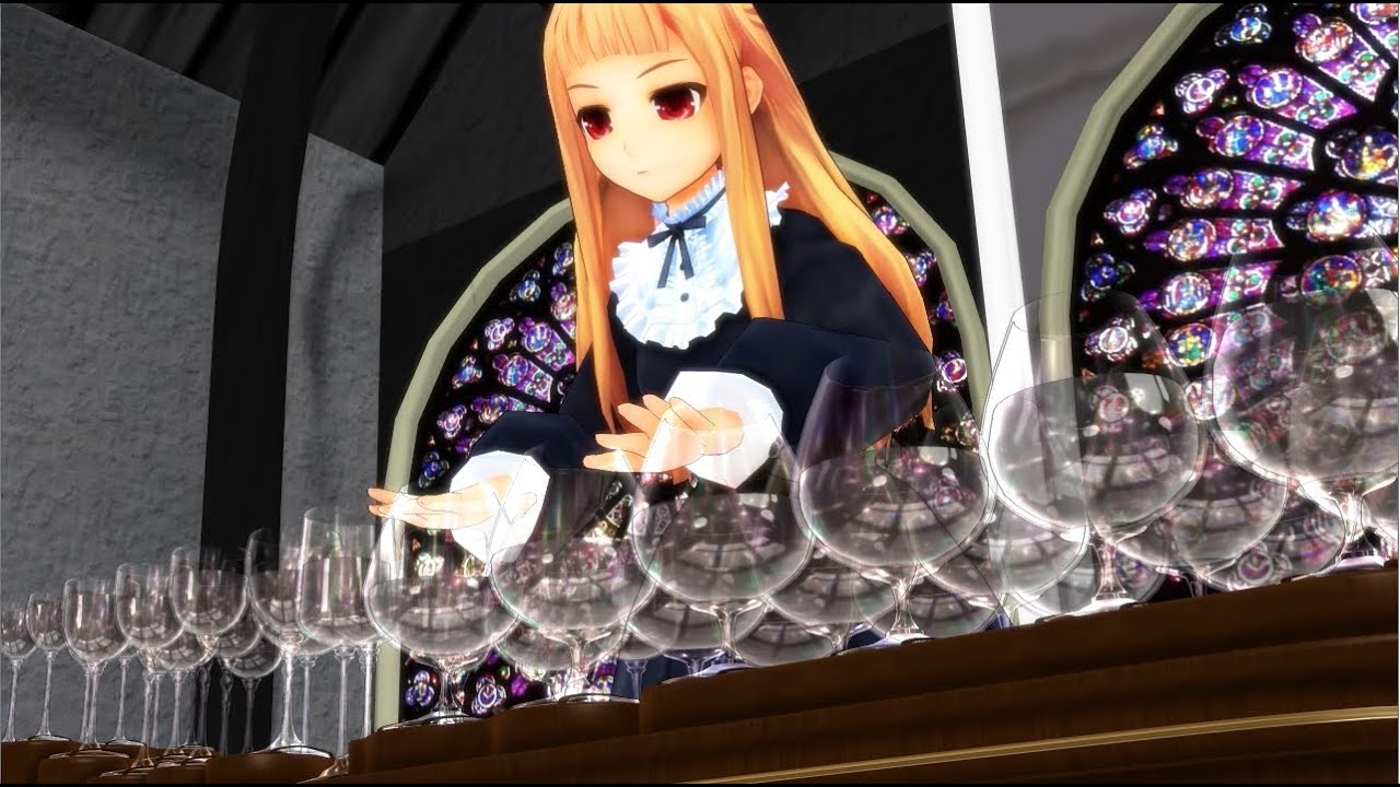 Lady Rhea plays Glass Harp-  Dance of the sugar plum fairy