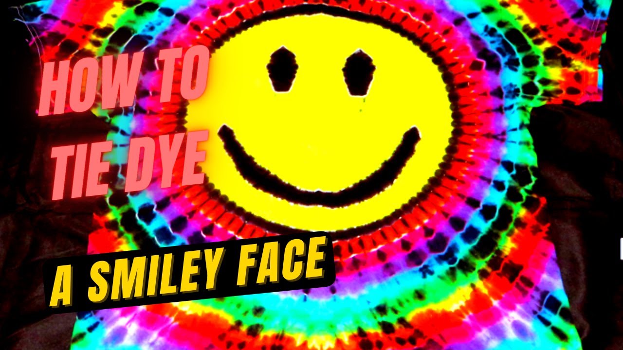 Make a Smiley Face Tie Dye!!