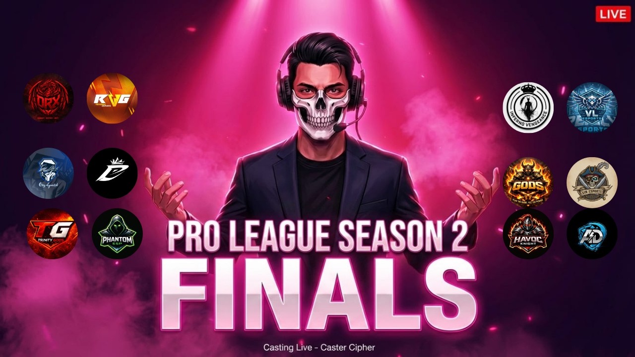 🔴[HI] Free fire live|| PRO LEAGUE  || with Caster.Cipher Ft.  XIN, DRX, RVG, VL, AD and MANY MORE...