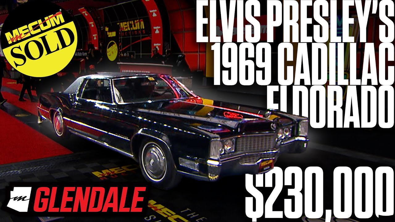 Purchased New by Elvis Presley! 1969 Cadillac Eldorado SOLD for $230,000 // Mecum Glendale 2024