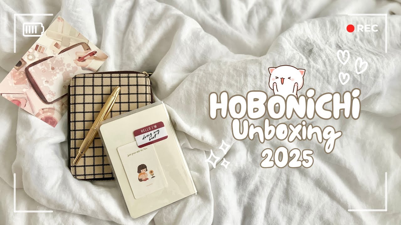 Hobonichi 2025 Unboxing [Part 2] // starting my 2025 planner early