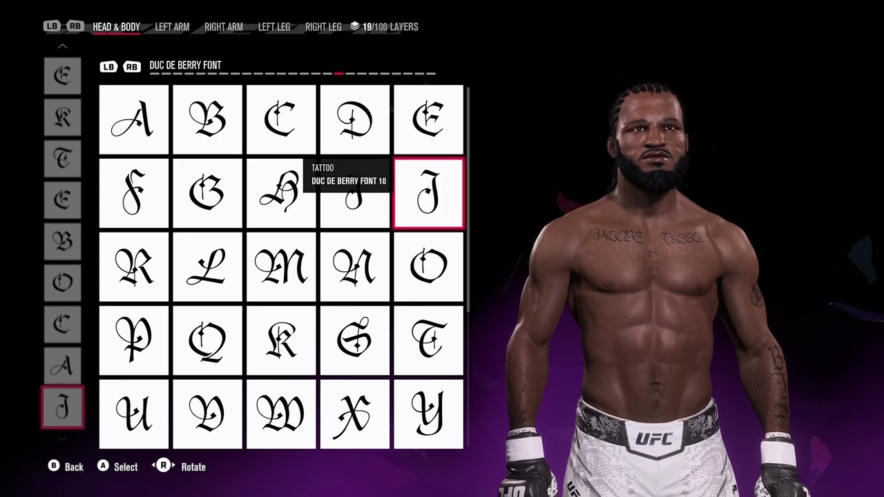 EA UFC 5 Jacobe Smith (DWCS) caf formula