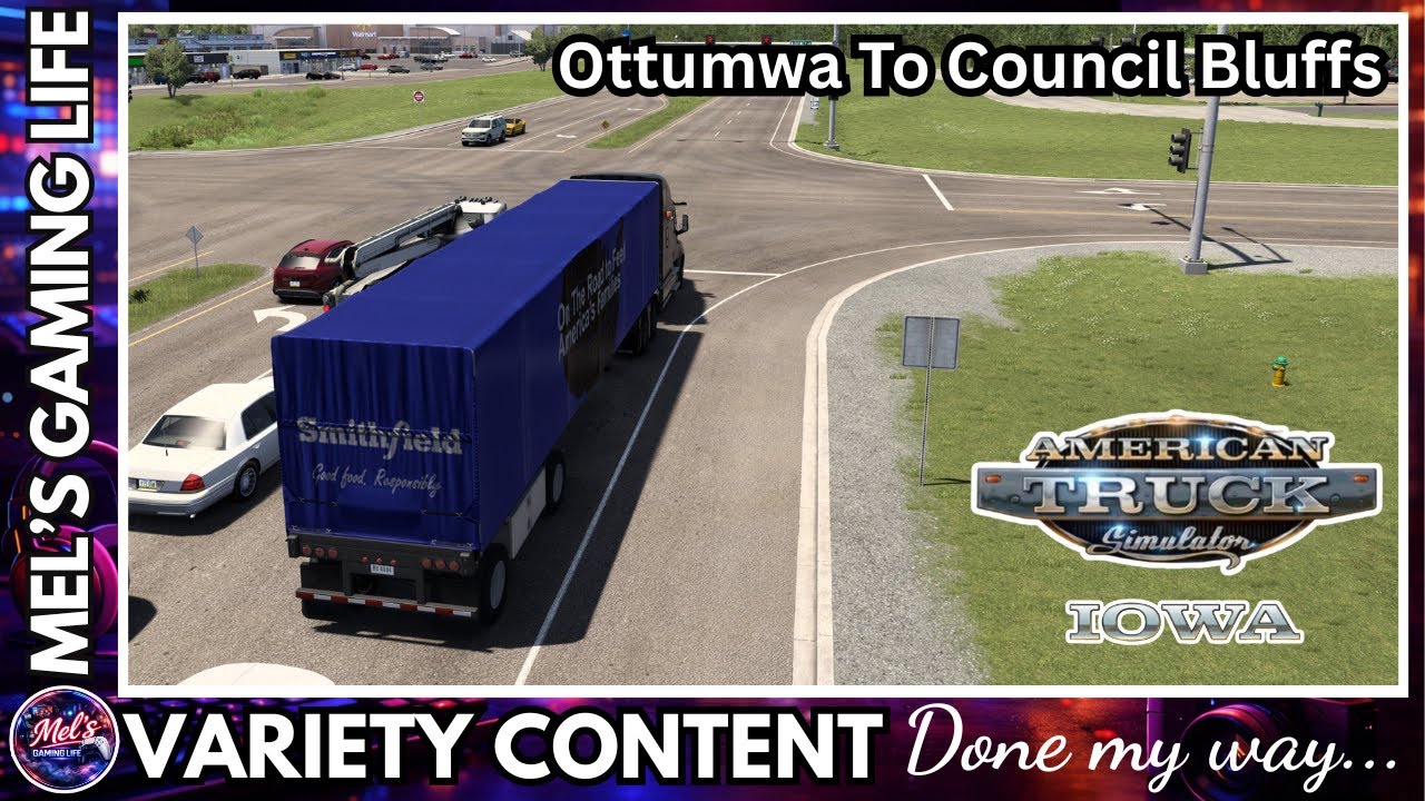 Relaxing Drive Through Iowa | American Truck Simulator (Ottumwa To Council Bluffs)