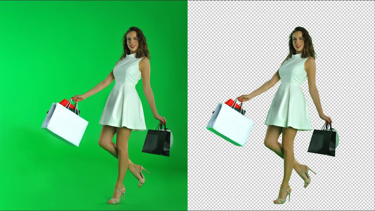 Как убрать зеленый экран в Photoshop