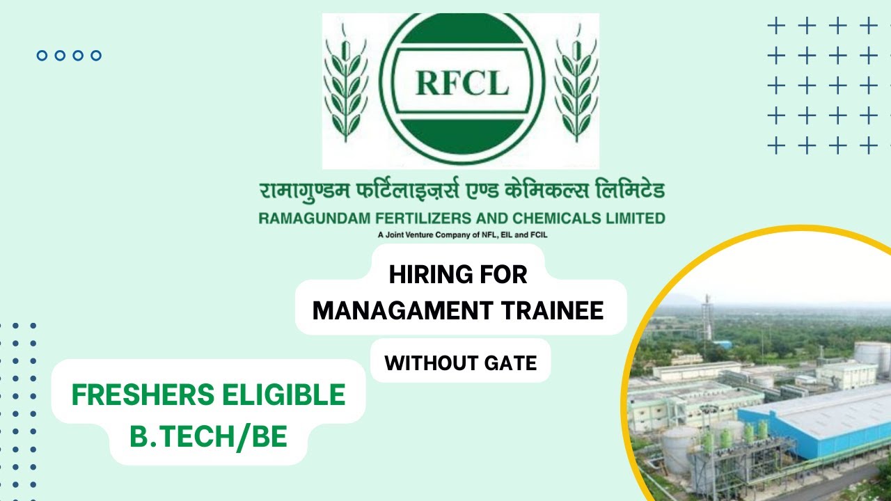 RFCL Recruitment 2024 | Freshers Eligible | Without Gate | PSU Jobs | Latest Jobs 2024