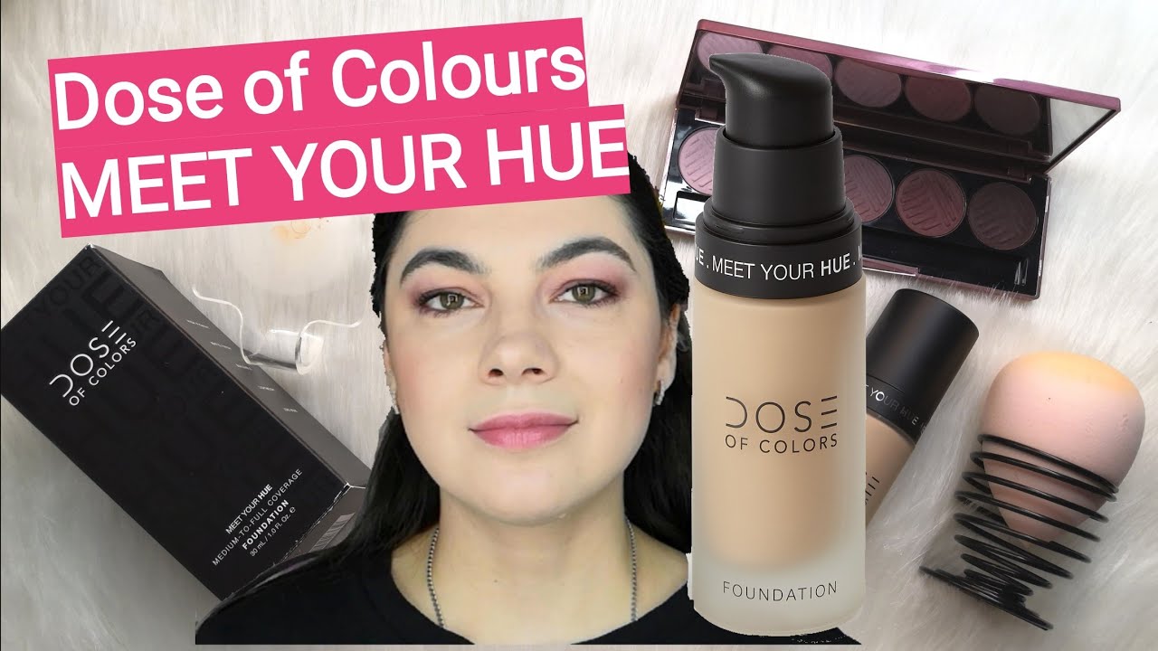 Долгожданный тест драйв на тональный от Dose of Colors Meet Your Hue