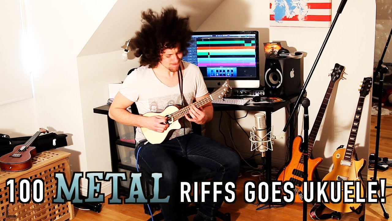100 Iconic Metal Riffs Played on Ukulele!