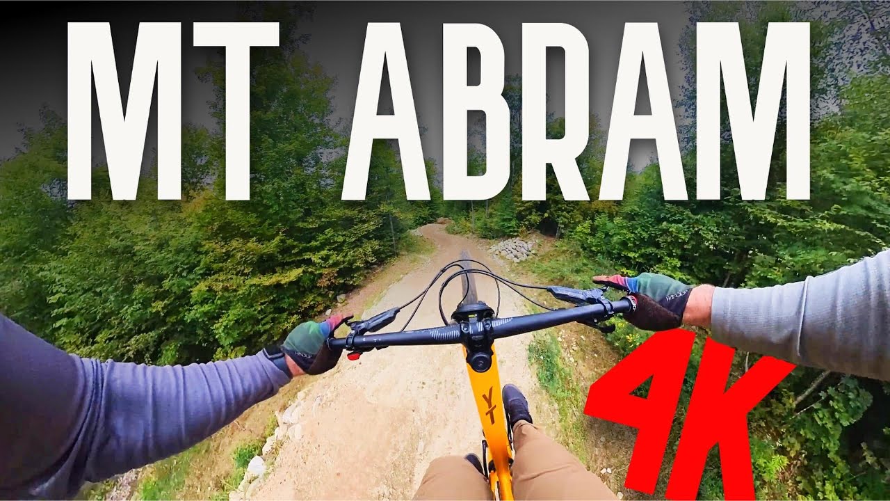 4K POV footage at Mt Abram Bike Park | Maine