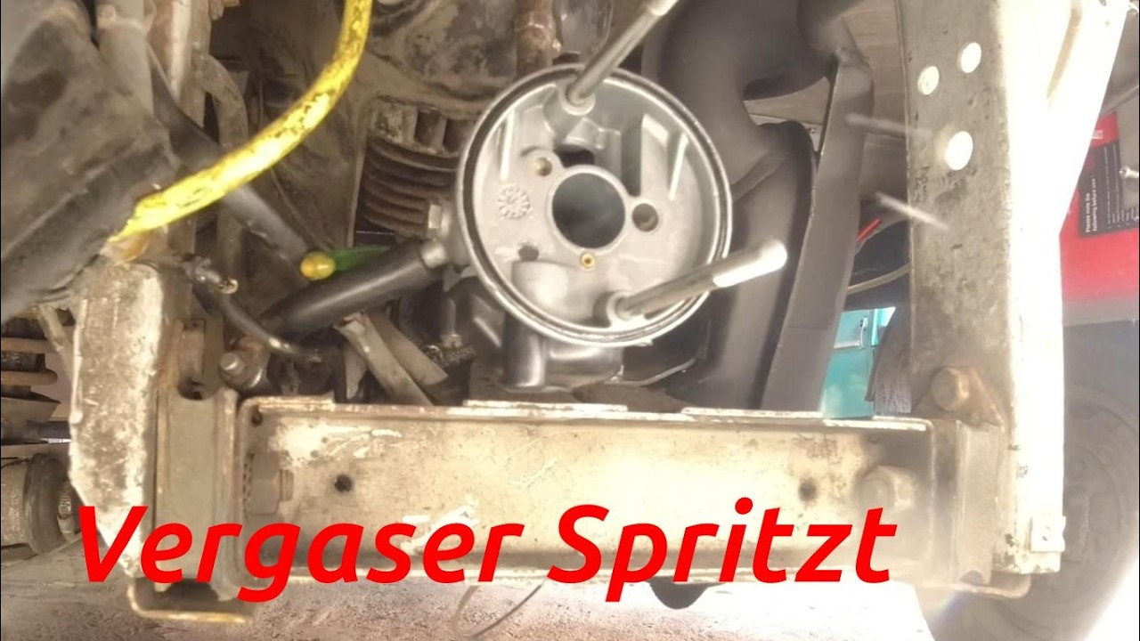 Benzin spritzt aus dem  Ape 50 Vergaser. Was nun ?