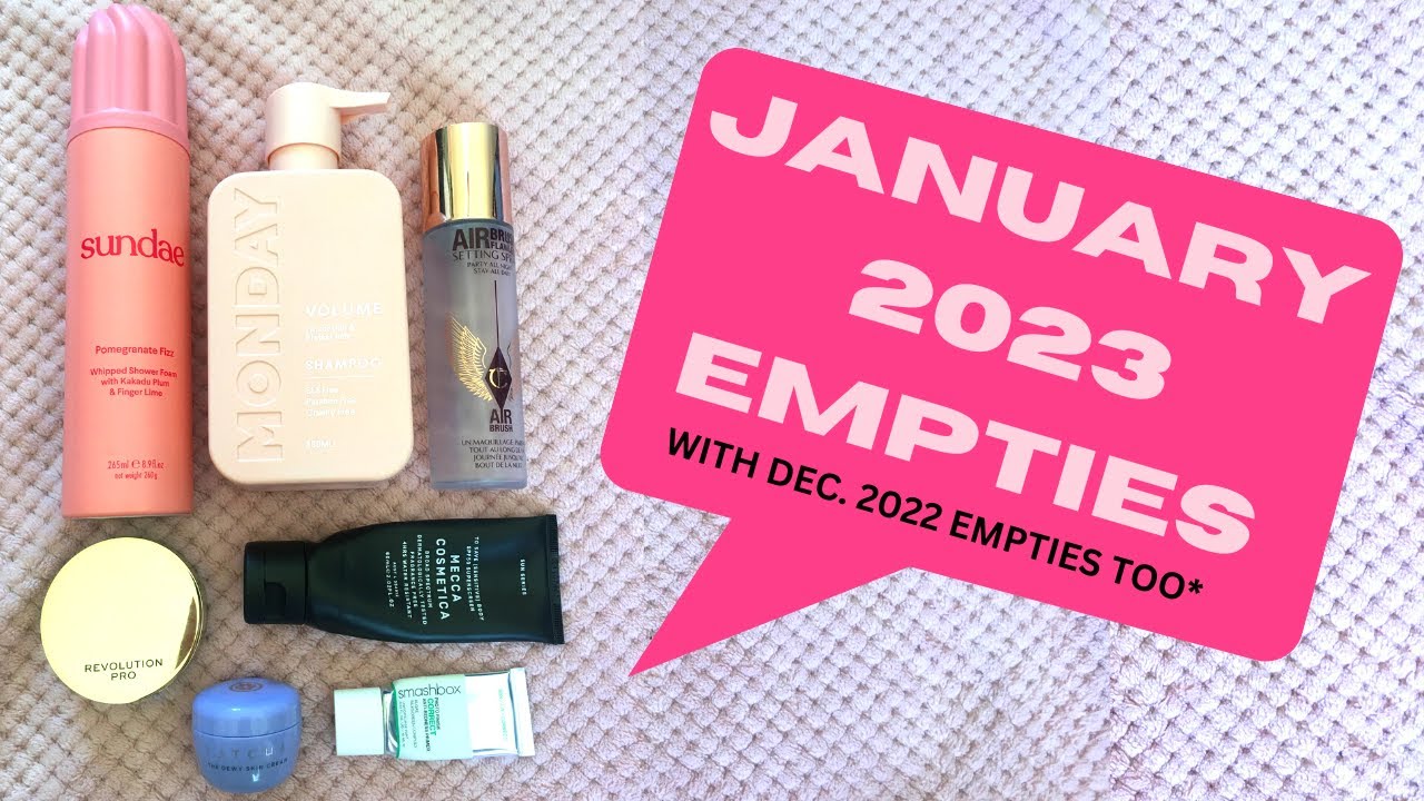 JANUARY EMPTIES 2023! ♡ | paige catherine