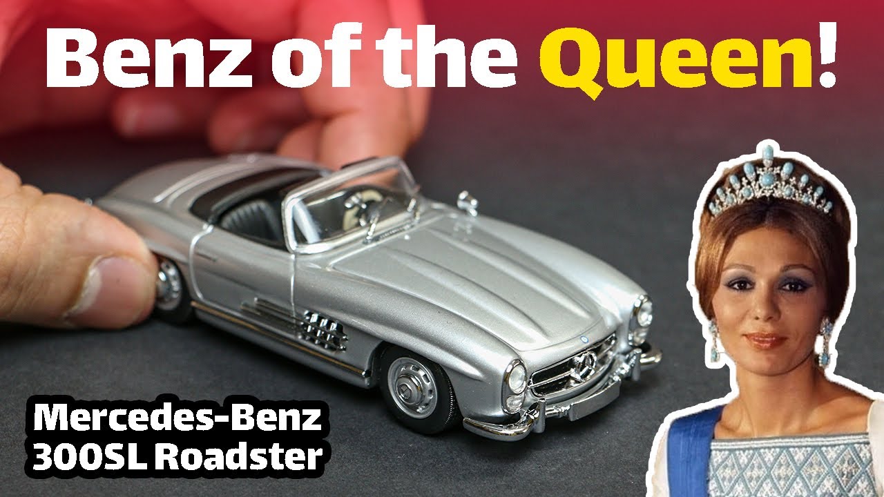 Mercedes Benz 300SL Roadster 1:43 Maxichamps - UNBOXING a very precious Benz