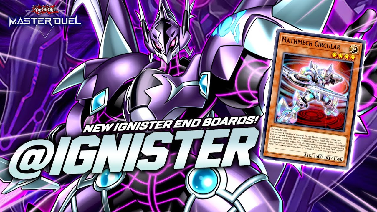 NEW @IGNISTER COMBO WITH MATHMECH - @IGNISTER DECK UPDATE! [Master Duel]